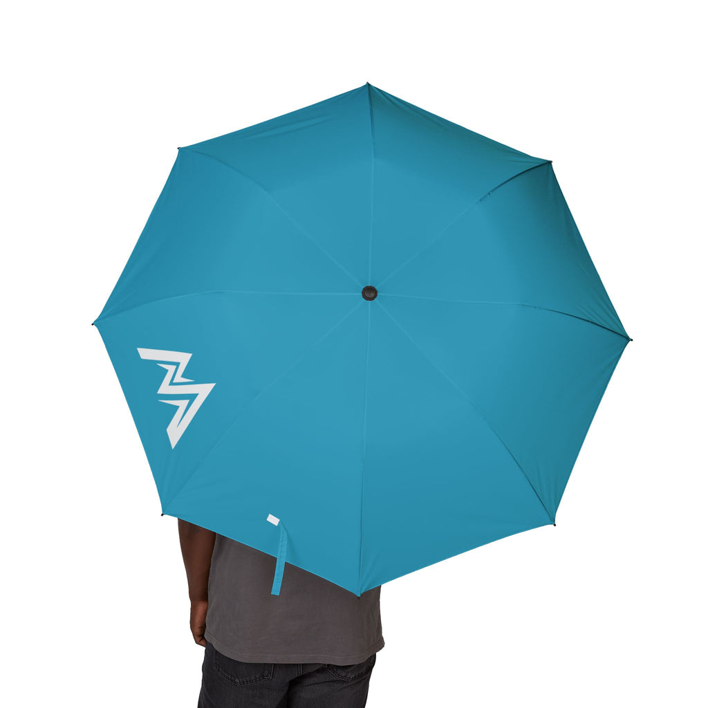 Semi-Automatic Foldable Umbrella - Turquoise
