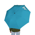 Semi-Automatic Foldable Umbrella - Turquoise